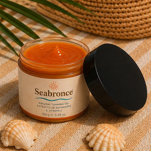 Bote de Seabronce abierto con extracto de zanahoria